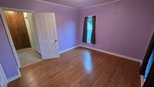 306 Broad St, Port Allegany Boro, PA 16743 - empty room featuring wood finished floors and ornamental molding
