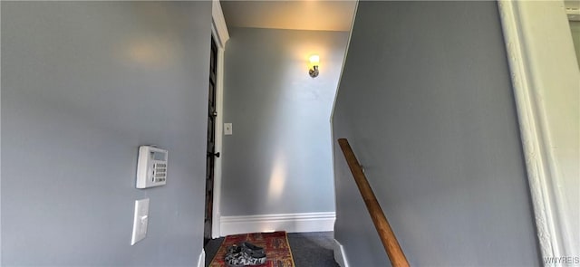 129 Albert Ave, Buffalo, NY 14207 - stairway featuring baseboards