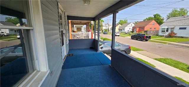 129 Albert Ave, Buffalo, NY 14207 - covered porch with a residential view