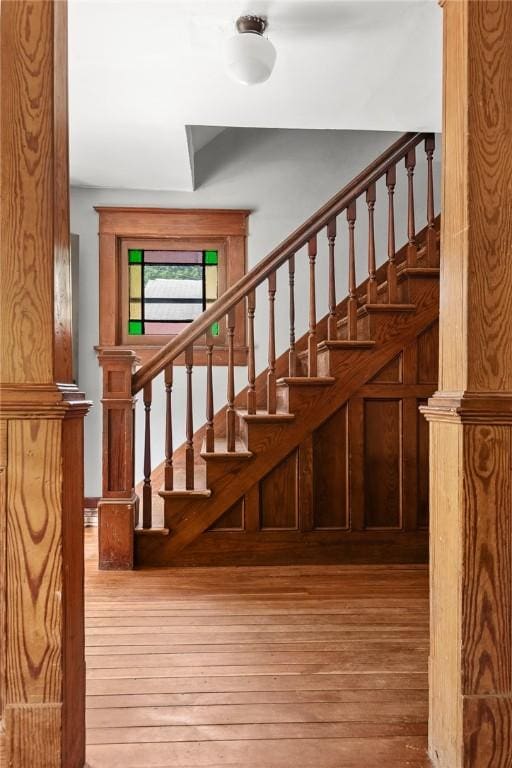 9 Orchard St, Delhi, NY 13753 - stairs with wood-type flooring