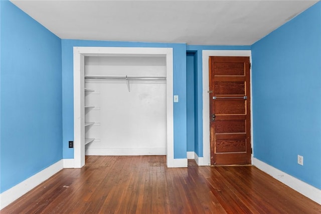 9 Orchard St, Delhi, NY 13753 - unfurnished bedroom featuring hardwood / wood-style flooring and a closet