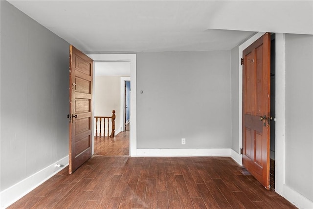 9 Orchard St, Delhi, NY 13753 - empty room with dark wood-style flooring
