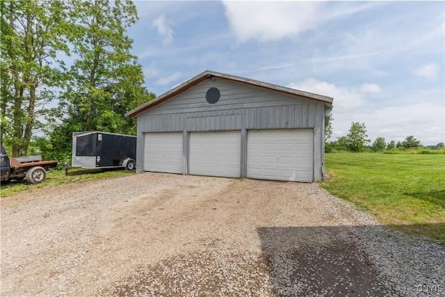 4045 E Milestrip Rd, Fenner, NY 13032 - view of detached garage