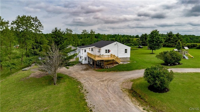 4045 E Milestrip Rd, Fenner, NY 13032 - view of subject property with a heavily wooded area