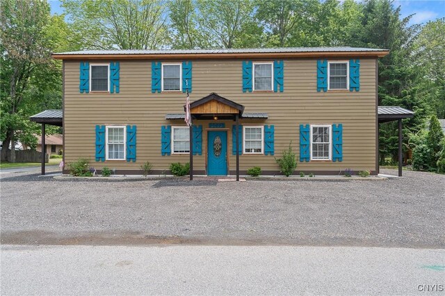 2012 Pleasant Ave, Vienna, NY 13308 - view of front of home with a metal roof