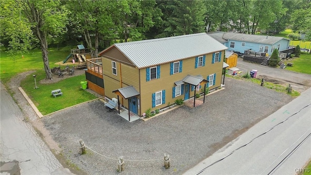 2012 Pleasant Ave, Vienna, NY 13308 - aerial view of property and surrounding area featuring a tree filled landscape