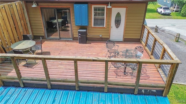 2012 Pleasant Ave, Vienna, NY 13308 - view of deck