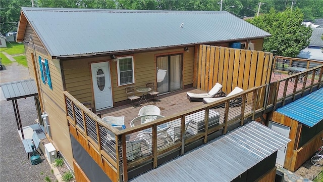 2012 Pleasant Ave, Vienna, NY 13308 - view of wooden terrace
