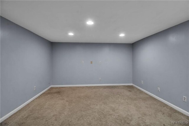 351 Charlesgate Cir, Amherst, NY 14051 - carpeted spare room with recessed lighting and baseboards