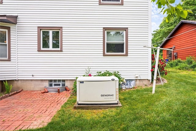 99 Old English Dr, Greece, NY 14616 - view of property exterior with a lawn and a patio area