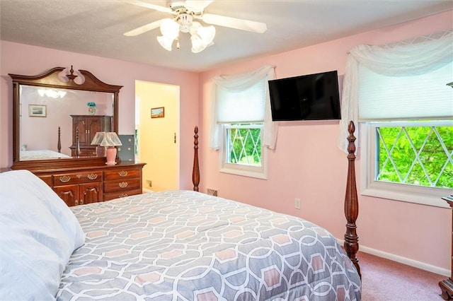 99 Old English Dr, Greece, NY 14616 - bedroom with carpet flooring and a ceiling fan