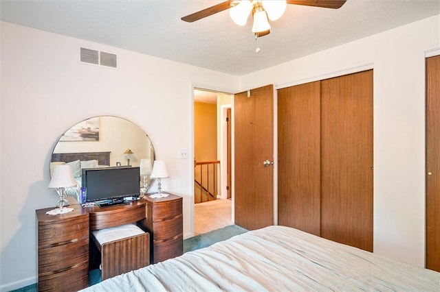 99 Old English Dr, Greece, NY 14616 - bedroom featuring carpet and ceiling fan