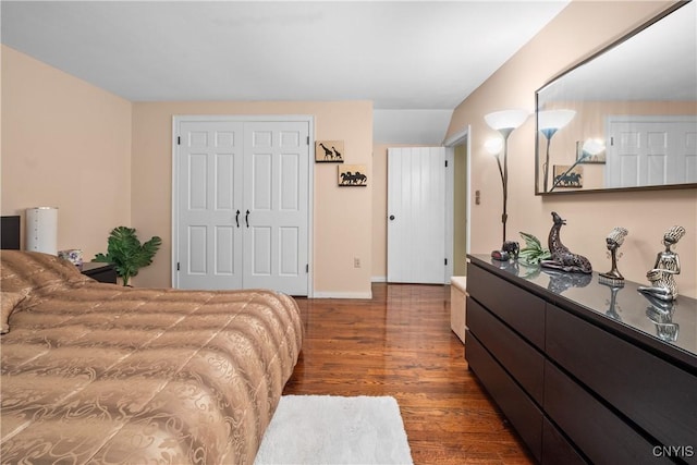 4582 Whetstone Rd, Manlius, NY 13104 - bedroom featuring wood finished floors and a closet