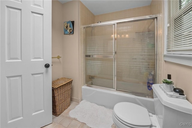 4582 Whetstone Rd, Manlius, NY 13104 - bathroom with tile patterned floors and enclosed tub / shower combo