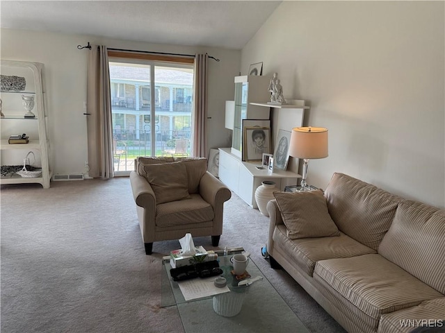 73 Henel Ave Unit 5, Amherst, NY 14226 - carpeted living room with lofted ceiling