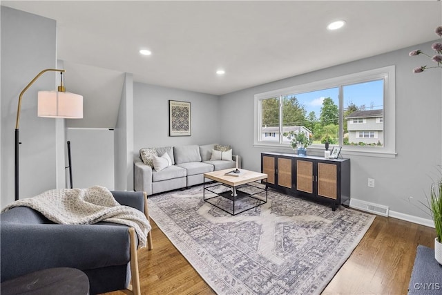 8478 Grandview Dr, Cicero, NY 13039 - living area featuring recessed lighting and wood finished floors