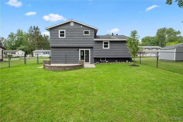 8478 Grandview Dr, Cicero, NY 13039 - rear view of house featuring a fenced backyard