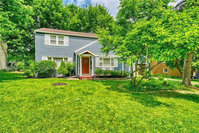 244 Highland Pkwy, Rochester, NY 14620 - view of front of home featuring a front lawn