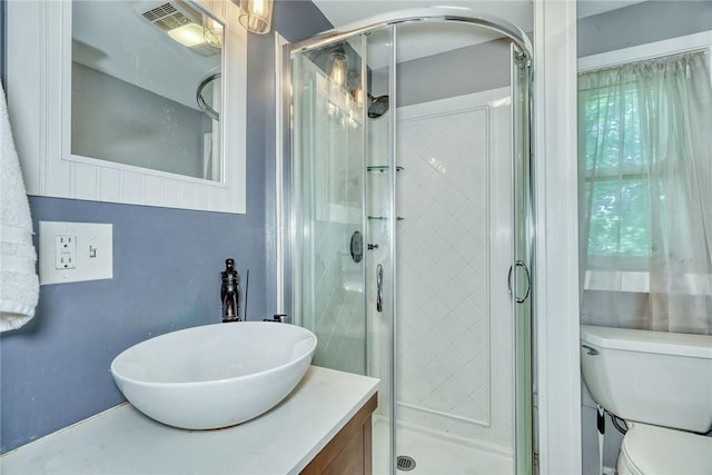 244 Highland Pkwy, Rochester, NY 14620 - bathroom with vanity and a stall shower