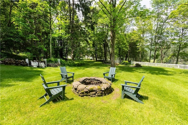 6806 County Highway 14, Meredith, NY 13846 - view of home's community featuring a fire pit