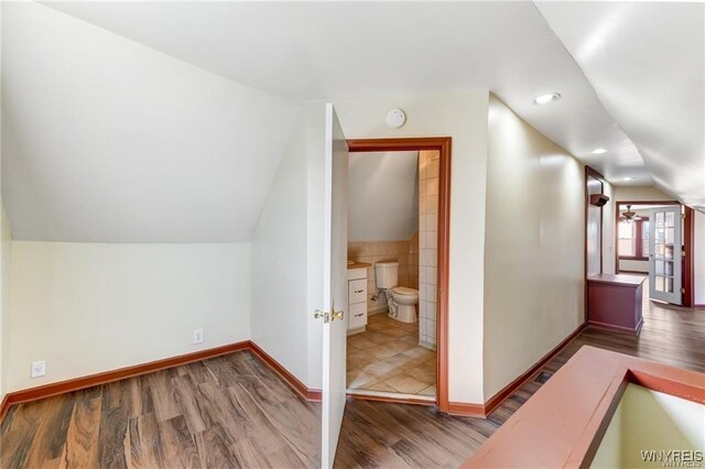 373 Urban St, Buffalo, NY 14211 - bonus room with wood finished floors, lofted ceiling, and recessed lighting