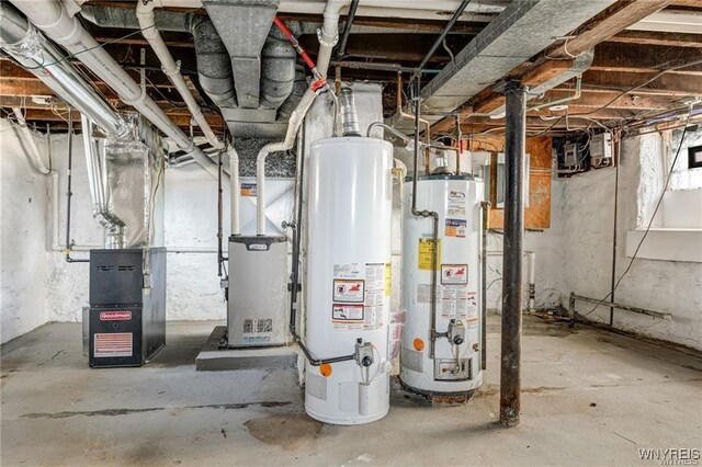 373 Urban St, Buffalo, NY 14211 - utilities with water heater and heating unit