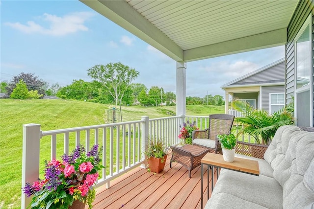 1391 Creeks Edge Dr, Webster, NY 14580 - wooden terrace with a yard