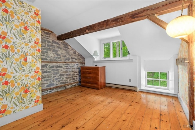 9999 Pierce Rd N, Trenton, NY 13354 - bonus room with a baseboard radiator, hardwood / wood-style flooring, and plenty of natural light