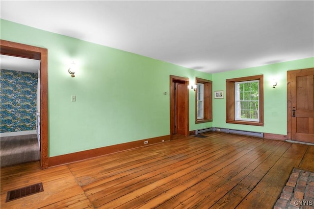 9999 Pierce Rd N, Trenton, NY 13354 - empty room with hardwood / wood-style floors and baseboards