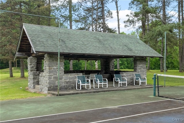 9999 Pierce Rd N, Trenton, NY 13354 - view of home's community featuring a gazebo, a yard, and a patio area