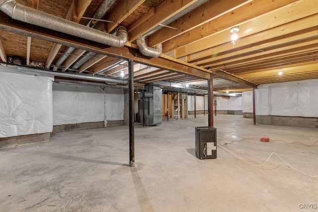 133 Raspberry Ln, Camillus, NY 13031 - unfinished basement with heating unit