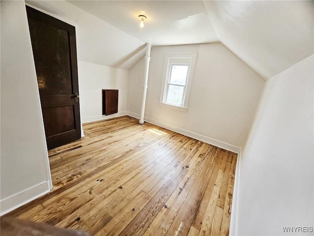 269 Westminster Ave, Buffalo, NY 14215 - bonus room with hardwood / wood-style flooring and vaulted ceiling