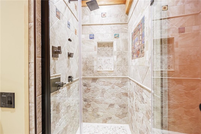 6684 Bishop Rd, Conesus, NY 14435 - bathroom with a stall shower