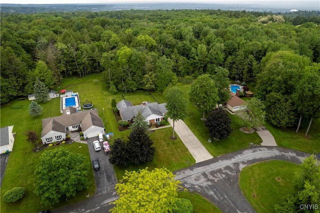 16 Silver Birch Ct, New Hartford, NY 13413 - drone / aerial view of a heavily wooded area