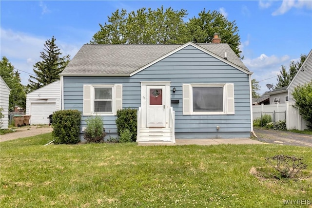 26 Beale Ave, Cheektowaga, NY 14225 - bungalow-style home with a shingled roof and entry steps