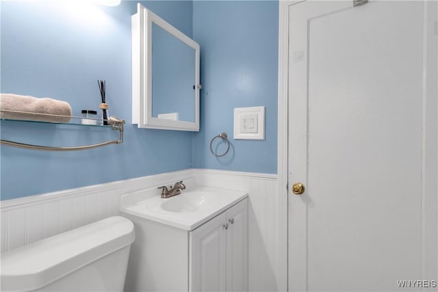 26 Beale Ave, Cheektowaga, NY 14225 - bathroom with a wainscoted wall and vanity