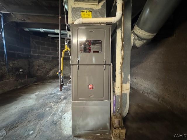 338 Leonard St, Oneida-Inside, NY 13421 - utilities featuring heating unit