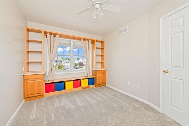 16 Leah Ln, Chili, NY 14514 - empty room with light carpet and ceiling fan