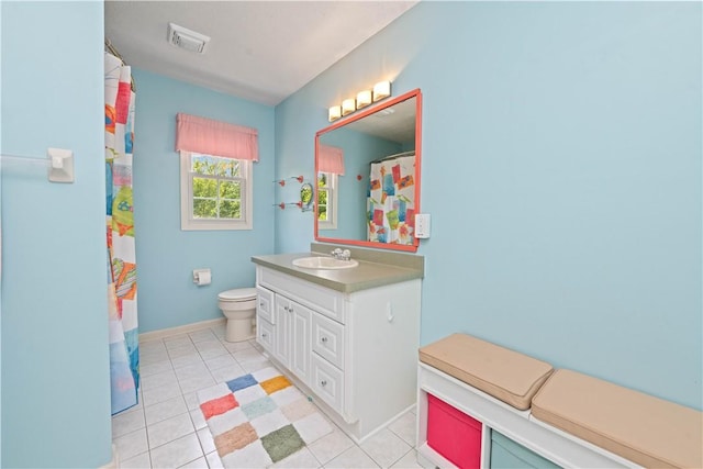 16 Leah Ln, Chili, NY 14514 - full bath featuring vanity, tile patterned flooring, and a shower with curtain