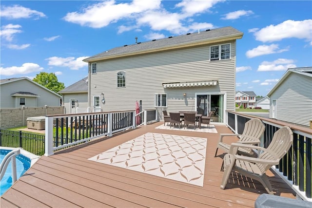 16 Leah Ln, Chili, NY 14514 - deck with outdoor dining area