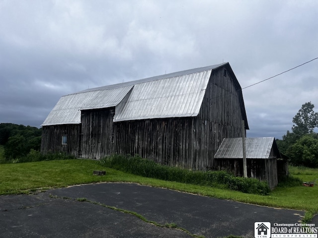 4871 Bayview Rd, Ellery, NY 14712 - view of barn featuring a lawn