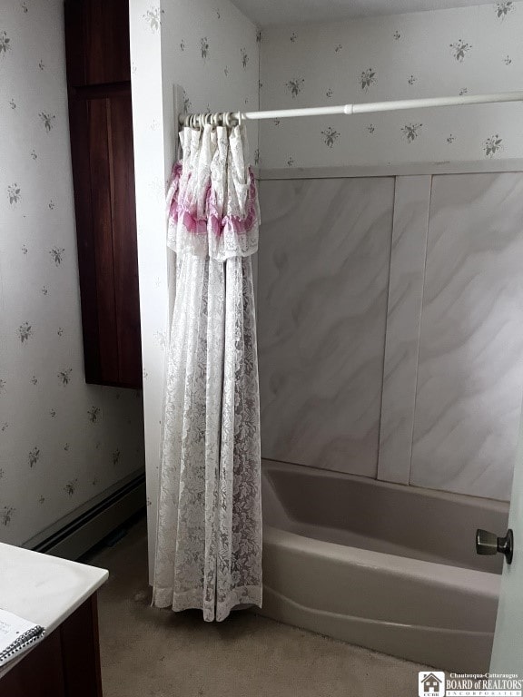4871 Bayview Rd, Ellery, NY 14712 - bathroom with vanity and shower / tub combo