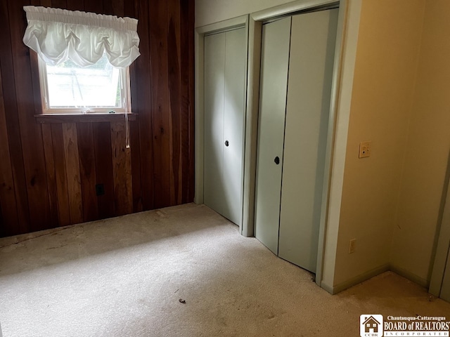 4871 Bayview Rd, Ellery, NY 14712 - unfurnished bedroom featuring light carpet and two closets