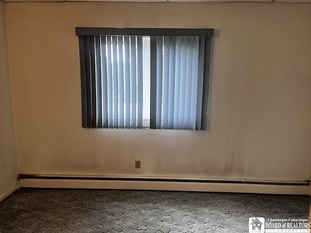 4871 Bayview Rd, Ellery, NY 14712 - spare room featuring baseboards and a baseboard radiator