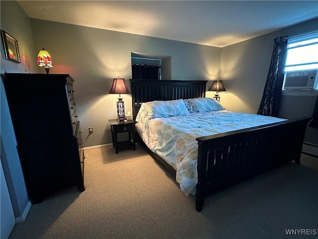 4214 Wilson Burt Rd, Wilson, NY 14172 - carpeted bedroom featuring baseboards and cooling unit