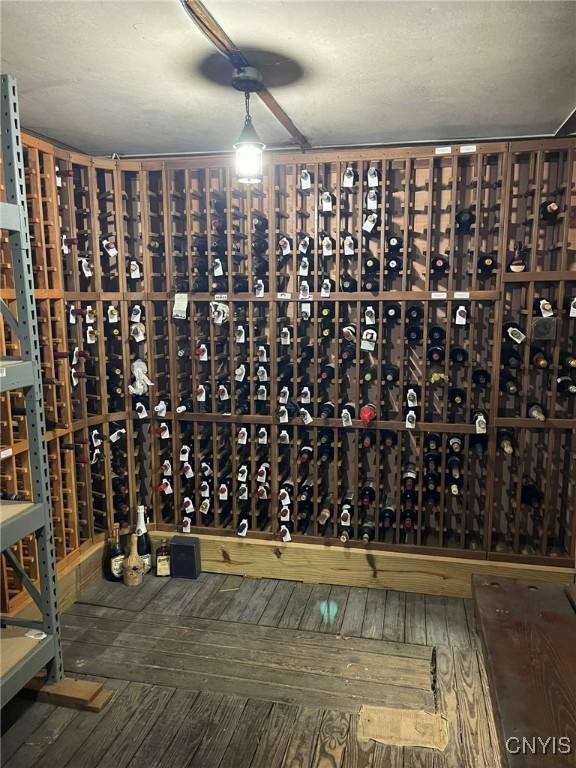 336 Hickok Ave, Syracuse, NY 13206 - wine cellar featuring hardwood / wood-style floors