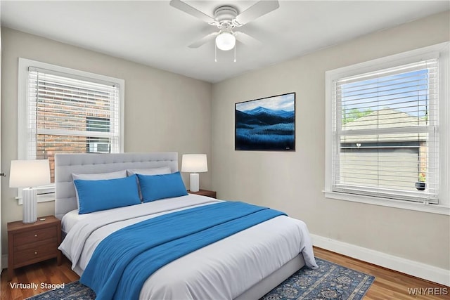 580 Roycroft Blvd, Cheektowaga, NY 14225 - bedroom featuring wood finished floors and a ceiling fan