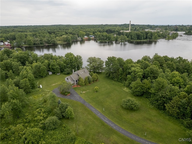 21751 Hewitt Dr, Champion, NY 13619 - drone / aerial view of a nearby body of water and a forest