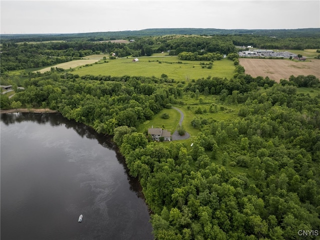 21751 Hewitt Dr, Champion, NY 13619 - overview of rural landscape with a nearby body of water