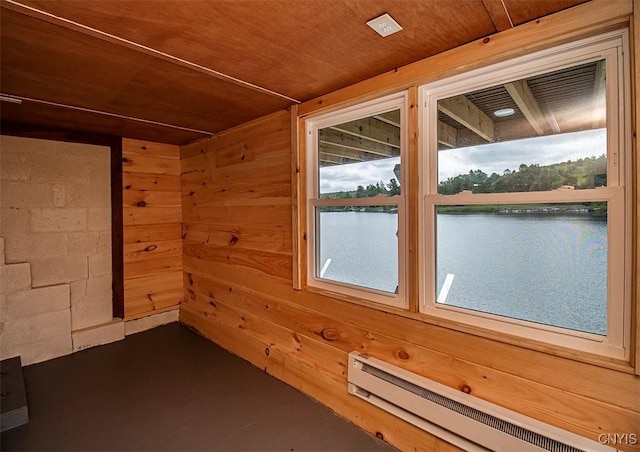 5345 Paddleford Rd, Eaton, NY 13334 - unfurnished sunroom featuring baseboard heating